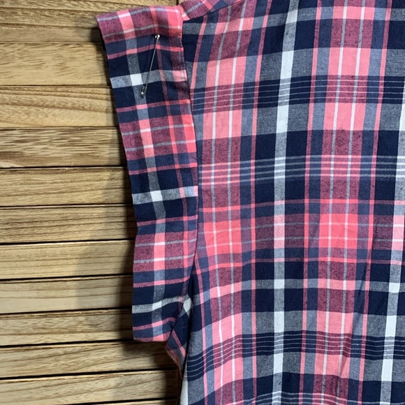 Riders by Lee Short/Cap Sleeve Button Down Blouse Western Style Size 4X - Picture 3 of 7